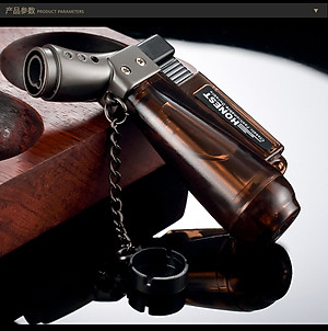 Vỏ Hột Quẹt Bật Lửa Khò 1 Tia Honest BCZ 185 Thiết Kế Nhỏ Gọn Đẹp Độc Lạ Lửa Khò Mạnh Mẽ - Dùng Gas Cao Cấp