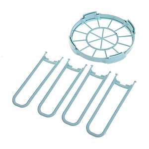 Combo 2 Kệ Úp Chén Bát Ráo Nước Tiết Kiệm Không Gian Kích Thước 14x14x15cm PaKaSa - Hàng Chính Hãng