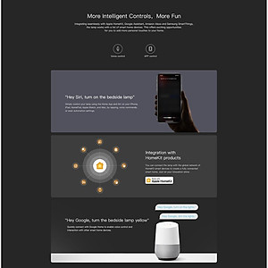 ĐÈN LED ĐẦU GIƯỜNG/ ĐÈN NGỦ THÔNG MINH XIAOMI YEELIGHT YLCT01YL - HỖ TRỢ APPLE HOMEKIT – BẢN QUỐC TẾ - NHẬP KHẨU CH