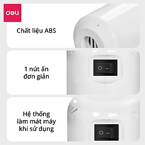 Bơm Điện - Bơm Tay Hút Chân Không Quần Áo Chăn Ga Gối Đệm Thú Bông Mành Rèm Deli - Phù Hợp Với Túi Hút Chân Không Đựng Quần Áo