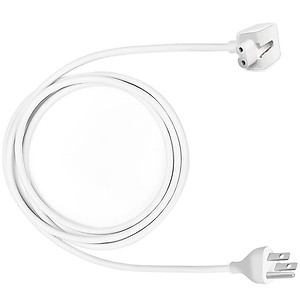 Dây nguồn nối dài 1.8m dùng cho củ sạc Macbook, Iphone, Ipad QUATECH - Hàng nhập khẩu 