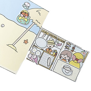 Bộ Tranh Tương Tác Cô Tiên Xanh - Bãi Biển Vũng Tàu