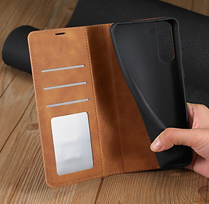 Bao da dạng ví cho Samsung S21 Fe , S23 Fe , S24 Fe , S25 Fe hiệu Forwent - Hàng chính hãng 