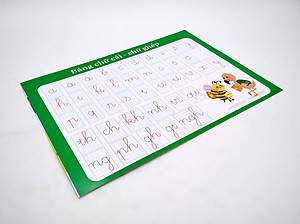Bảng Âm Vần Lớp 1 - Bảng Chữ Cái - Chữ Ghép