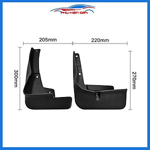 Bộ 4 chắn bùn Veloz 2022-2023 chuẩn theo xe