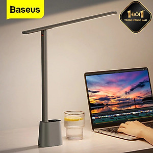 Đèn LED Để Bàn Thông Minh Tự Động 2200mAh Cho Phòng Ngủ, Văn Phòng, Bàn Học, Bảo Vệ Mắt - Hàng Chính Hãng Baseus