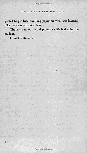 Sách Tuesdays with Morrie: an Old Man, a Young Man, and Life's Greatest Lesson