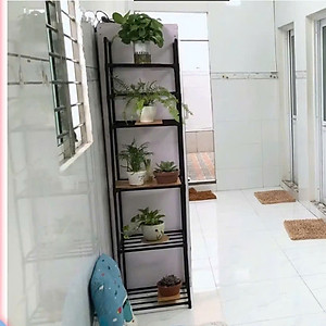 Kệ Nhà Bếp, Kệ Phòng Khách 6 Tầng Đa Năng, Khung Thép Carbon Sơn Tĩnh Điện Chống Rỉ - HÀNG CHÍNH HÃNG MINIIN