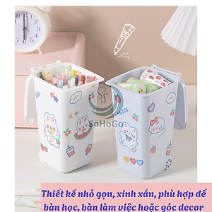 Hộp Đựng Mini Kiểu Thùng Rác Cute -Thùng Rác Mini Trang Trí Đa Năng