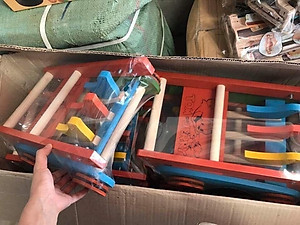 Xe Tập Đi Bằng Gỗ Con Gà, Xe Đẩy Bằng Gỗ Cho Bé Nhanh Biết Đi