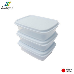 Hộp trữ đông, bảo quản thực phẩm Freezermate Fit in Pack nhựa nguyên sinh an toàn hàng Made in Japan