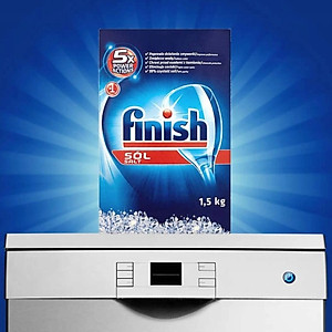 Muối rửa bát Finish 1,5kg - Hàng chính hãng - Nhập khẩu EU