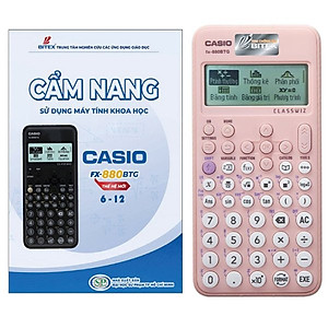 Máy Tính CASIO FX-880BTG - Màu Hồng