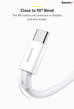 Cáp sạc Baseus Superior Series CATYS 66W, Fast Charging USB to Type C  - Hàng Chính Hãng