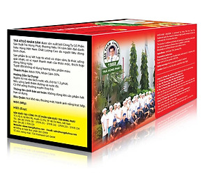 Trà Atisô Nhân Sâm Hộp 25 Gói - Thương hiệu Hùng Phát