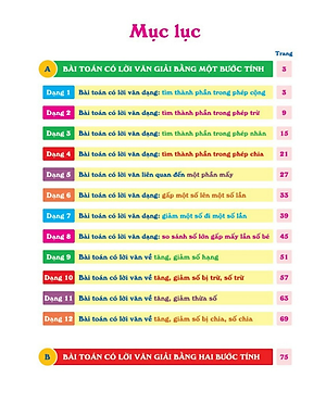 Sách - Giải toán có lời văn lớp 3 - chương trình mới