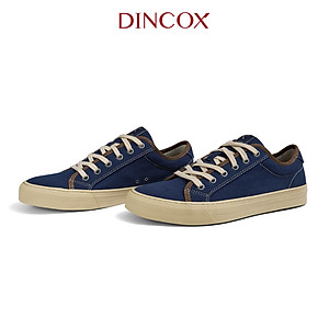 Giày Sneaker Vải Canvas Nam Nữ E12 Dark Navy Dincox