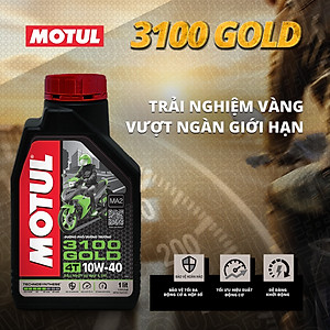 Dầu nhớt xe máy MOTUL 3100 GOLD 4T 10W40