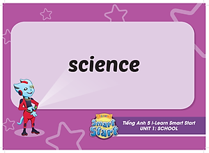 Tiếng Anh 5 i-Learn Smart Start - Flashcards