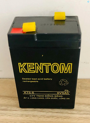 Bình ắc quy cho đèn sạc, xe đồ chơi trẻ em 6V 4.5AH