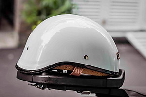 Mũ Bảo hiểm nửa đầu Bulldog Gang đủ màu: Đen nhám, đen bóng, trắng, bạc xước, đồng xước