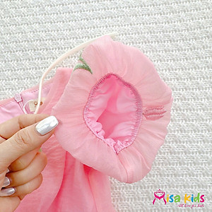 Bộ áo kiểu trung hoa phối chân váy cho bé gái xinh xắn diện lễ tết năm mới từ 12-40kg hàng thiết kế cao cấp