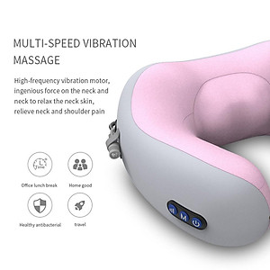 Gối Massage Cổ Thư Giãn, Gối Ngủ Văn Phòng , Gối Đi Du Lịch Chữ U Hàng Cao Cấp - Chính Hãng 
