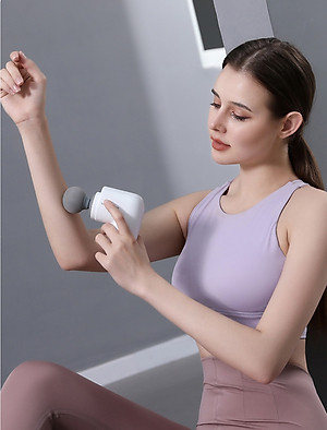 Súng Massage Cầm Tay Mini Nikio NK-173 - 6 Đầu Chuyên Dụng + 1 Đầu Nhiệt Nóng - Mát Xa Hỗ Trợ Giảm Đau Nhức Và Giãn Cơ Toàn Thân - Phù Hợp Mọi Đối Tượng, Siêu Nhỏ Gọn