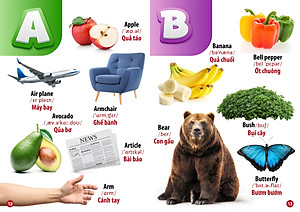 Sách Từ Điển Bằng Hình - Chữ Cái Và Số Đếm (Song Ngữ Anh - Việt)