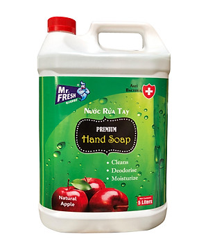 Combo 2 can Nước rửa tay khử mùi Mr.Fresh 5L Hương Quế & Hương Táo (5l/can)