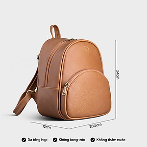 Balo Lata ( Thời trang nữ tiện lợi cỡ trung - Balo da BAL62 )