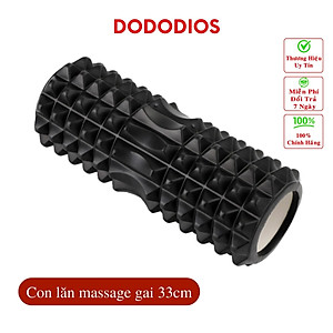 Con lăn Yoga Massage Foarm Roller, ống trụ lăn xốp thể thao giãn cơ có gai roam rollet cao cấp, ống lăn giãn cơ - Chính hãng DoDoDios