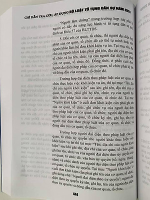 Chỉ Dẫn Tra Cứu, Áp Dụng Bộ Luật Tố Tụng Dân Sự Năm 2015 (Tái bản lần thứ nhất có sửa đổi, bổ sung) - Bản in năm 2022
