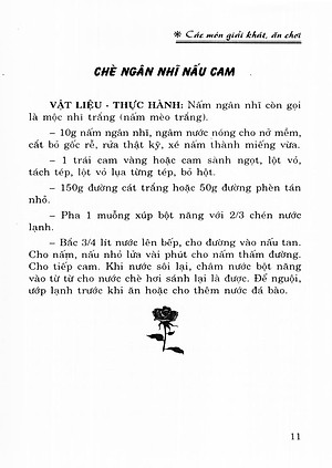 Sách Các Món Giải Khát Ăn Chơi (Tái Bản)