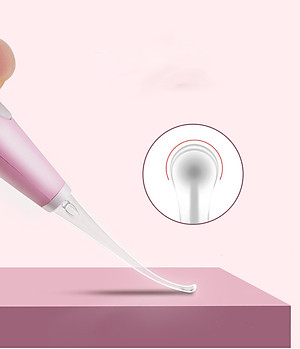 bộ dụng cụ lấy ráy tai Kèm Kẹp Gắp Có Đèn Cho Bé Cao Cấp Mầu Hồng