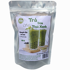 Trà sữa thái xanh / Set nguyên liệu làm trà sữa  trân châu 10 - 12 ly trà sữa thơm ngon / Vườn Xanh Sạch 