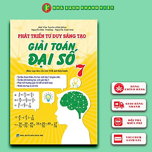 Sách Phát Triển Tư Duy Sáng Tạo Giải Toán Đại Số 7