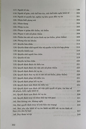 Thuật ngữ pháp lý tố tụng hình sự