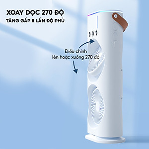 Quạt hơi nước tích điện Half Horse, xoay 180 độ , pin 4000 mah. Trợ thủ đắc lực cho mùa hè nóng nực