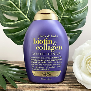 Bộ Dầu Xả Và Dầu Gội Ogx Biotin & Collagen 385ml