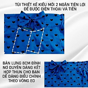 Váy Chống Nắng Xẻ Tà Cao Cấp New Design Chống Tia UV Chất Vải KaKi Cotton Mềm, Thoáng mát (Freesize 40-75 kg)   VCN001