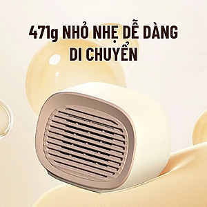 Máy Sưởi Gốm Mini Cho Nhân Viên Văn Phòng Làm Ấm Nơi làm việc phòng ngủ nhà tắm phòng học - Máy Êm Ấm Áp - Quạt Sưởi Ấm Mini Công Suất Max 400W Du Lịch Phượt Dã Ngoại Máy sưởi ấm cho phòng ngủ, quạt sưởi gốm nóng nhanh an toàn cho trẻ em - Hàng Nhập Khẩu
