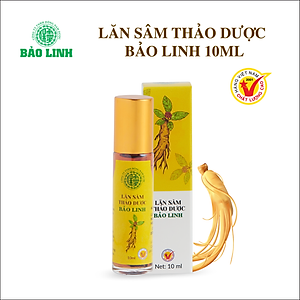 Dầu Lăn Sâm Thảo Dược Bảo Linh 10ml - Xoa bóp, massage giảm đau đầu, nhức mỏi, giảm căng thẳng