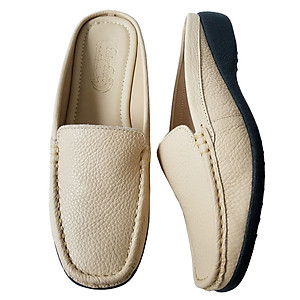 Dép Sục Nữ Da Bò Thật BIGGBEN Cao 3 phân SBN45