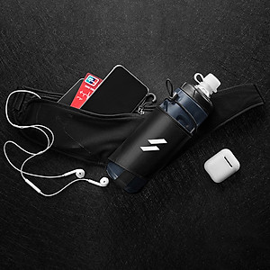 Túi Đeo Hông Đạp Xe Đạp/ Đai Chạy Bộ Có Ngăn Đỡ Bình Nước Và Ngăn Chứa Nhỏ Thoáng Khí MaiLee