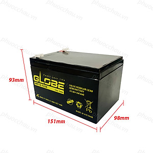 Bình Ắc Quy Khô Globe WP12-12 12V12AH, Dùng Cho Loa Kéo, Bình Phun Thuốc, UPS, Xe Đạp Điện