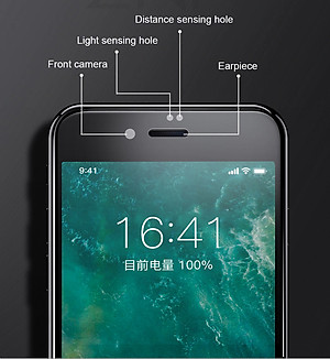 Miếng dán kính cường lực Full 10D cho iPhone 6 Plus / 6s Plus Hiệu Vmax (Phủ Nano, Vát 10D, mài cạnh 2.5D, hiển thị Full HD) - Hàng chính hãng