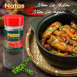 Bột Tiêu Đen Xay Natas Hũ 55g