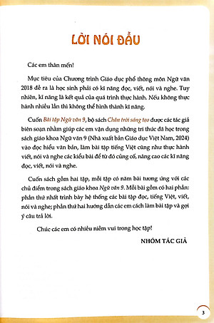 Sách Giáo Khoa Bài Tập Ngữ Văn 9 - Tập 2 (Chân Trời) (Chuẩn)
