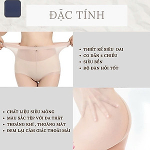 COMBO 2 Quần Tất, vớ quần tàng hình thêu sợi siêu mỏng, siêu dai Siêu Ấm MÀU ĐEN VÀ DA Văn Phòng Du Lịch Dã Ngoại Phượt